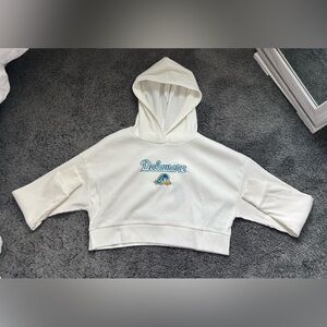 Hype and Vice Delaware Warm-up Cropped Hoodie